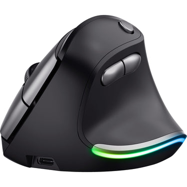 Trust Trust Bayo Draadloze, oplaadbare, ergonomische muis