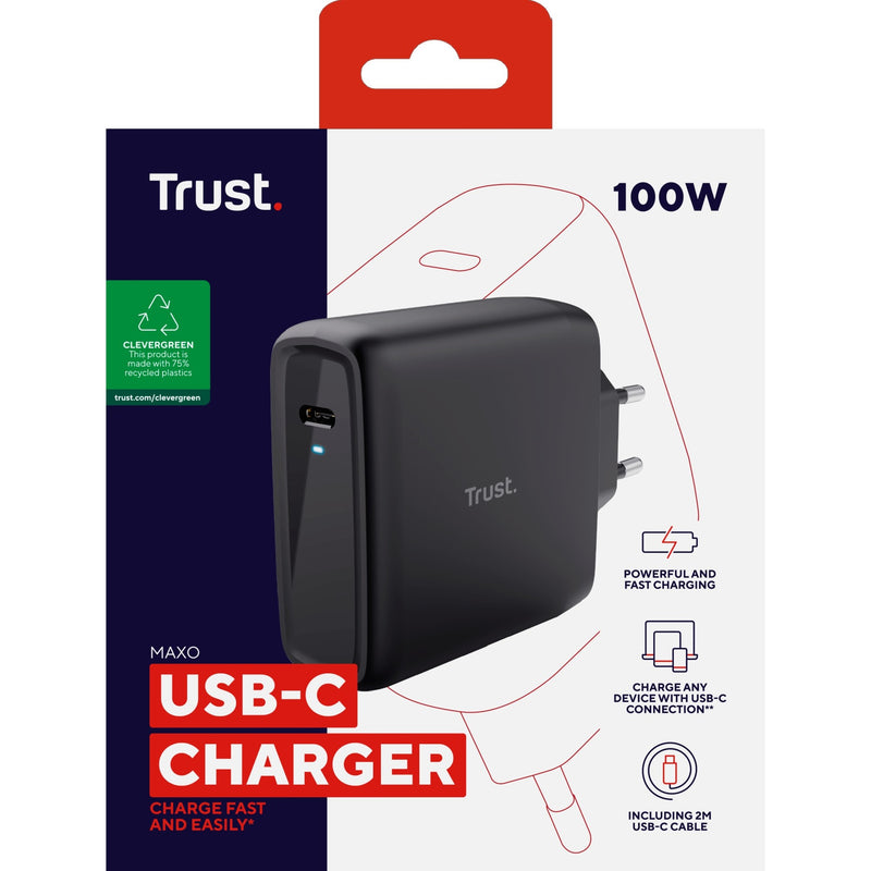 Load image into Gallery viewer, Trust Maxo USB-C-oplader van 100 W
