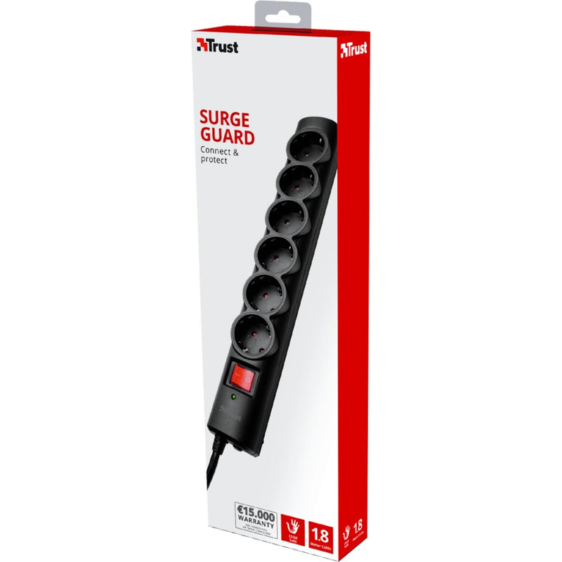 Load image into Gallery viewer, Trust Trust Surge Protector 6 ports
