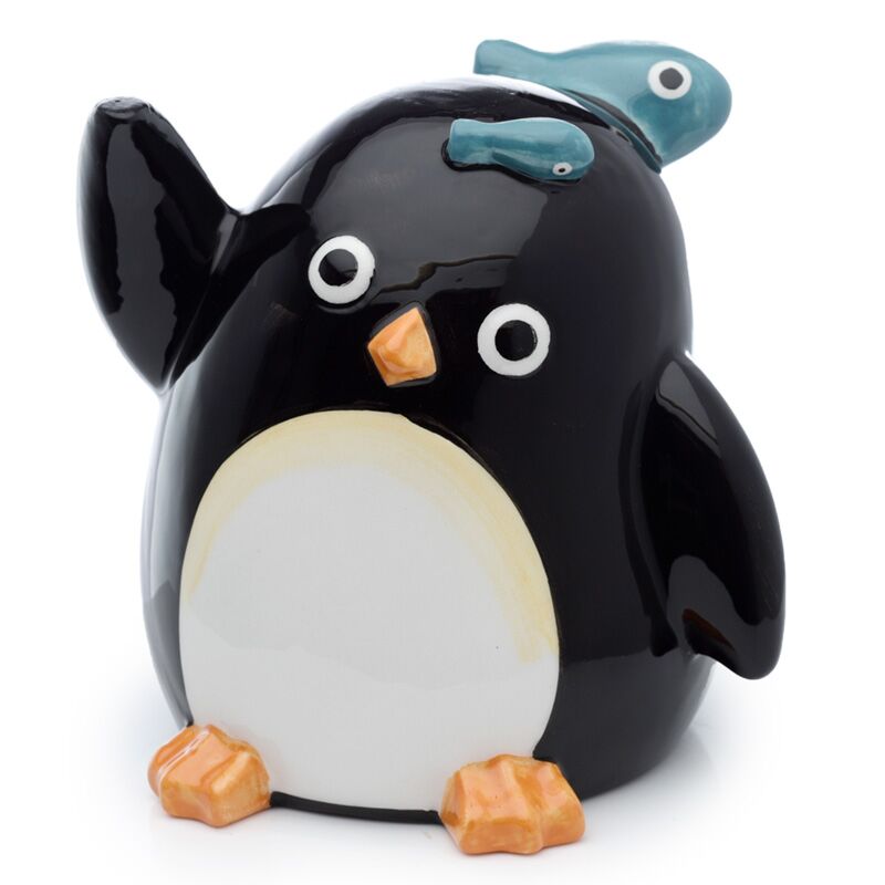 Load image into Gallery viewer, Pinguïn ondersteboven keramiek mok
