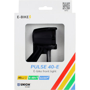 Union koplamp pulse 40-e e-bike 6-48v 40lux