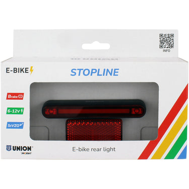 Qibbel union achterlicht stopline e-bike 6-12v met remlicht