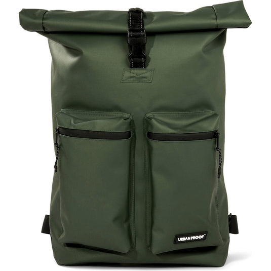 Urbanproof fietstas rolltop up recycle 20l groen