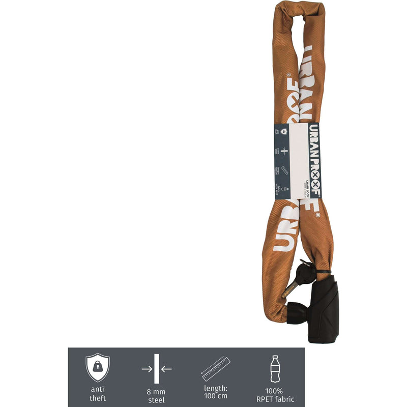 Load image into Gallery viewer, Urbanproof kettingslot 8mm*100cm geel
