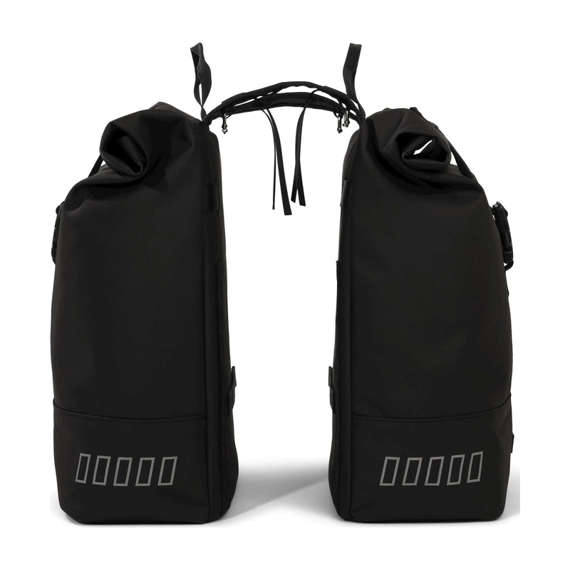 Load image into Gallery viewer, UrbanProof Urbanproof rolltop dubbele fietstas 38 liter zwart
