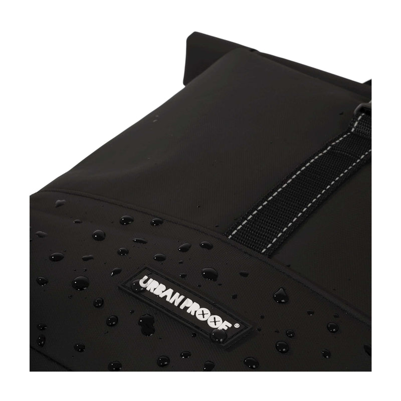 Load image into Gallery viewer, Urbanproof tas double roll up recycle 38l zwart

