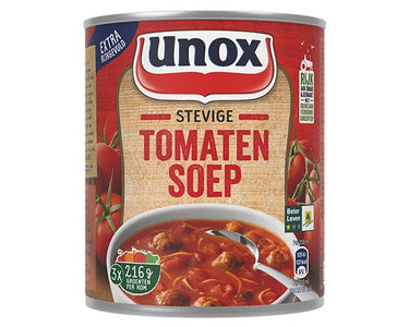 Unox stevige tomatensoep blik (12x 0,8 liter)