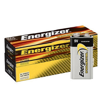 Energizer industrial 9v doos met 12 stuks