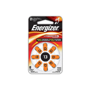 Energizer pr48 13 gehoortoest. batt. 1,45v blister 8 stuks