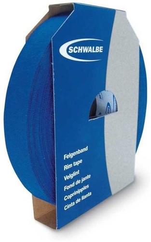 Schwalbe fabric rim tape 50m x 19mm, roll, max.10 b