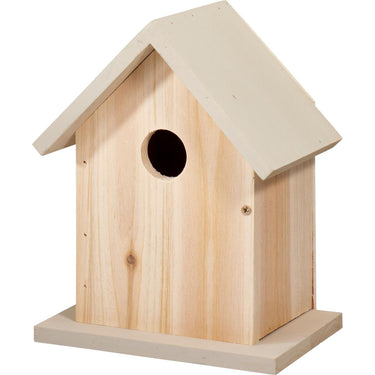 Pro garden vogelhuis hout 16x11x20cm 3 assorti
