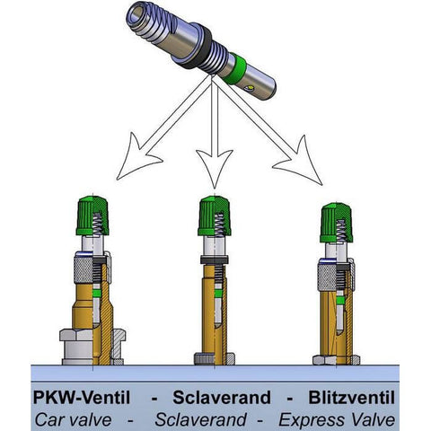 White Label Inner Valve Dv/hv | Valve | DV/HV | Aluminium