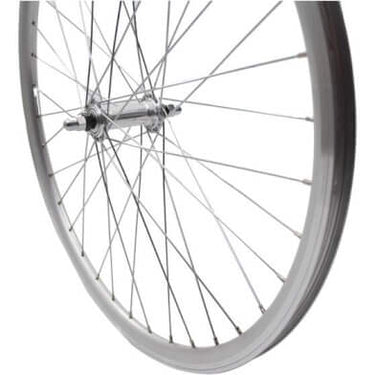 Roland voorwiel 26 x 1.75 vast alu v-profil zilver zink spk