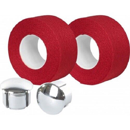 Load image into Gallery viewer, Velox stuurtape tressostar 90 katoen rood (2st)
