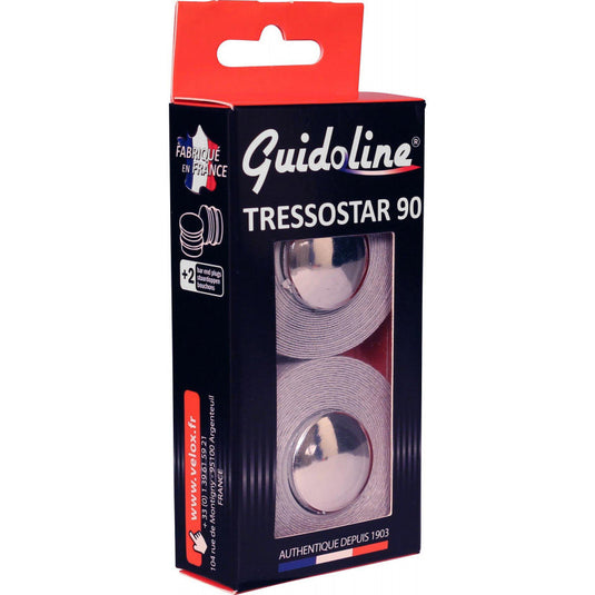 Velox stuurtape tressostar 90 katoen zilvergrijs (2st)