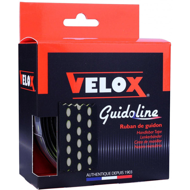 Velox stuurtape Bi-color 3.0 zwart grijs (2st)