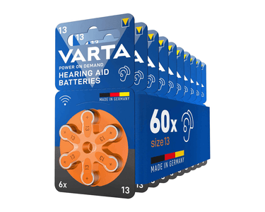 Varta hoortoestel batterijen type 13 (10x 6 stuks)