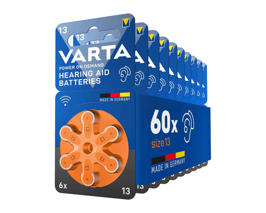 Varta hoortoestel batterijen type 13 (10x 6 stuks)