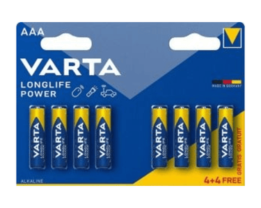 Varta aaa longlife power lr03 (10x 8 stuks)