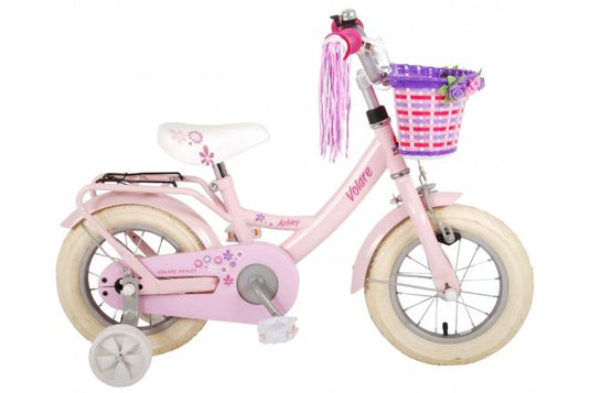 Volare Ashley Kinderfiets Meisjes 12 inch Roze 95% afgemonteerd