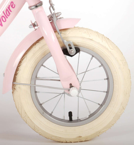 Volare Ashley Kinderfiets Meisjes 12 inch Roze 95% afgemonteerd