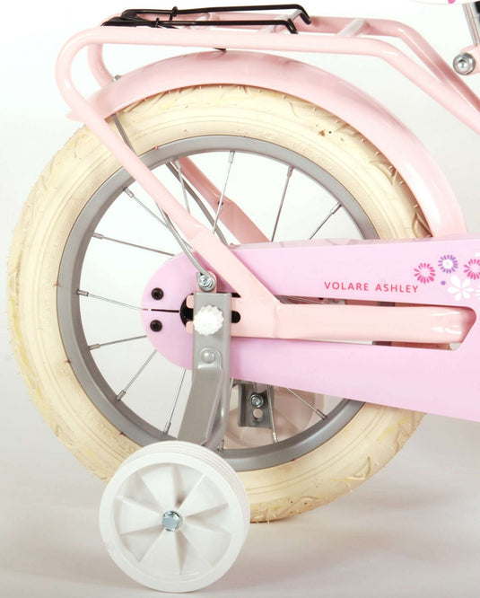 Volare Ashley Kinderfiets Meisjes 14 inch Roze 95% afgemonteerd