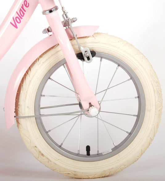 Volare Ashley Kinderfiets Meisjes 14 inch Roze 95% afgemonteerd