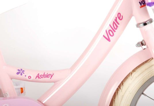 Volare Ashley Kinderfiets Meisjes 14 inch Roze 95% afgemonteerd