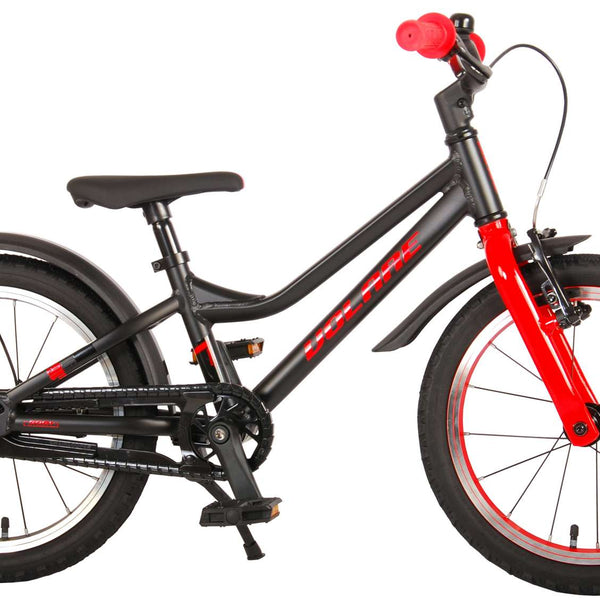 Volare Blaster Kinderfiets - Jongens - 16 inch - Zwart Rood - Prime Collection