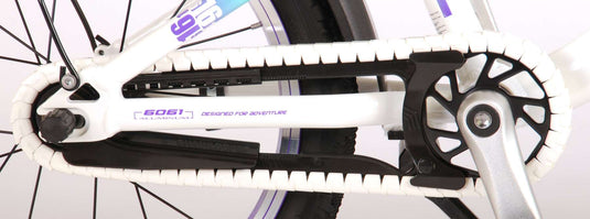 Volare Glamour Kinderfiets - Meisjes - 16 inch - Wit Mint Groen - Prime Collection