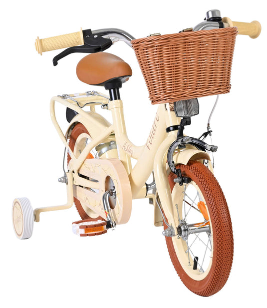 Volare ashley kinderfiets - meisjes - 12 inch - creme