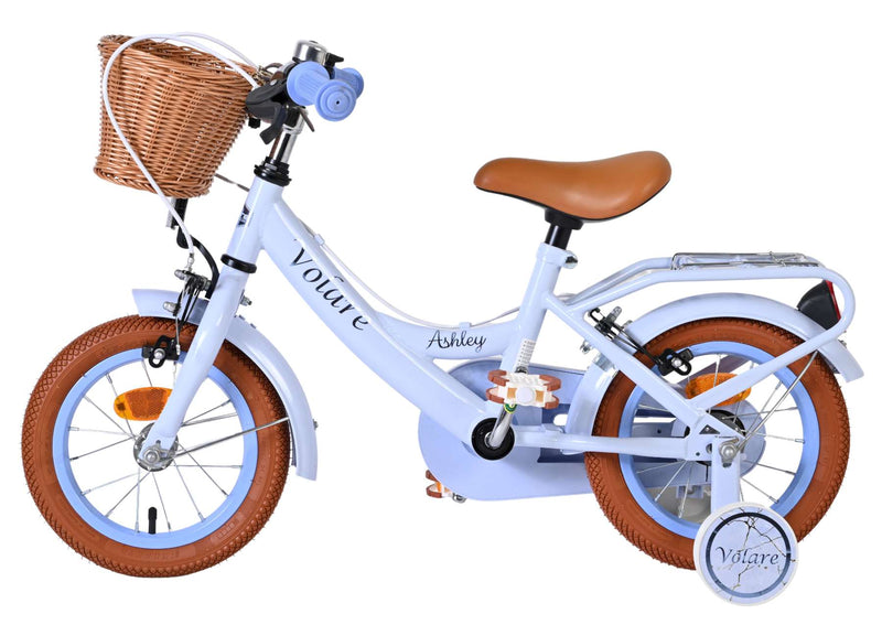 Afbeelding laden in galerijviewer, Volare ashley kinderfiets - meisjes - 12 inch - pastel blauw - twee handremmen
