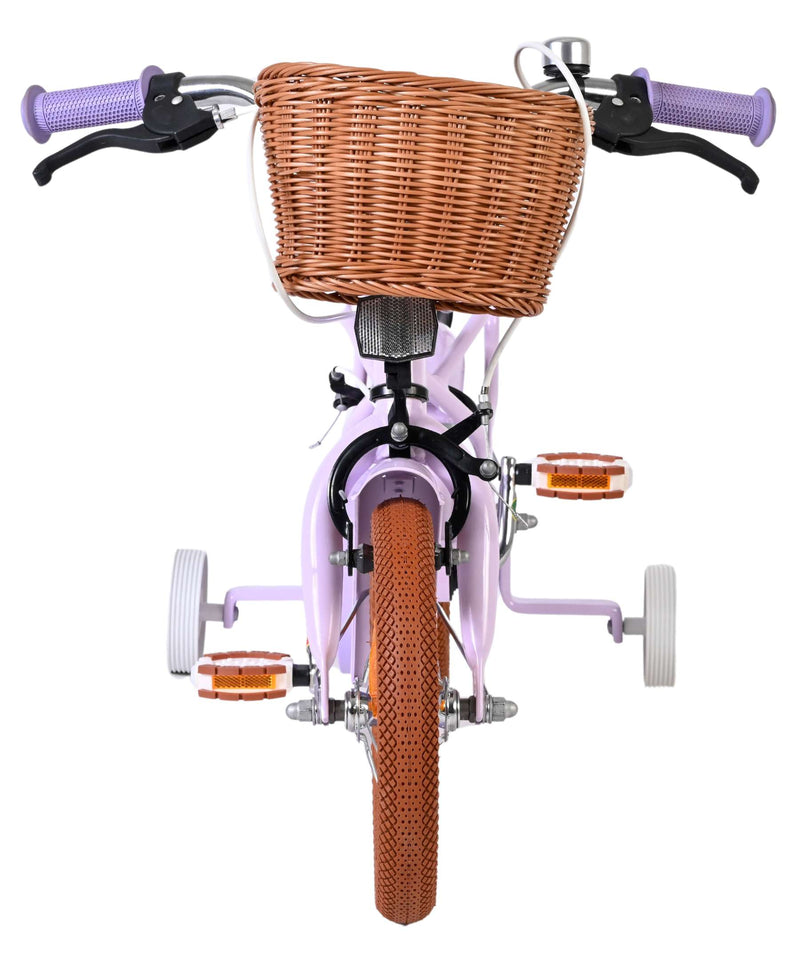 Afbeelding laden in galerijviewer, Volare ashley kinderfiets - meisjes - 12 inch - lila - twee handremmen
