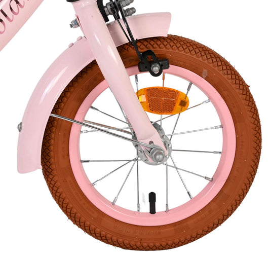 Volare ashley kinderfiets - meisjes - 12 inch - roze - twee handremmen