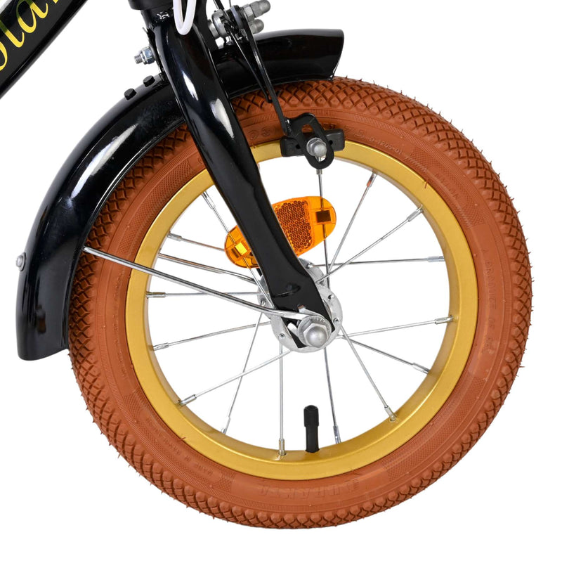 Afbeelding laden in galerijviewer, Volare ashley kinderfiets - meisjes - 12 inch - zwart

