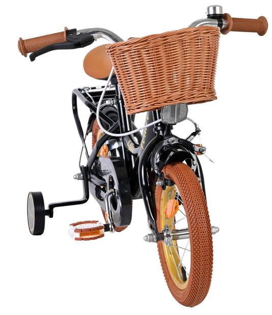 Volare ashley kinderfiets - meisjes - 12 inch - zwart