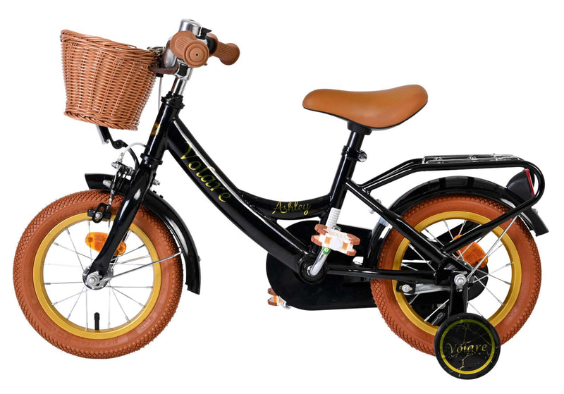 Afbeelding laden in galerijviewer, Volare ashley kinderfiets - meisjes - 12 inch - zwart
