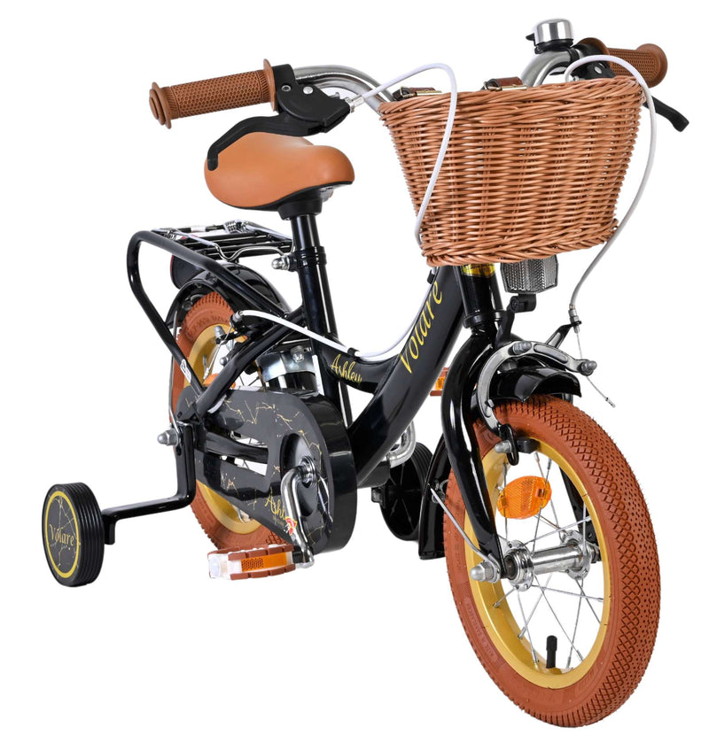 Load image into Gallery viewer, Volare ashley kinderfiets - meisjes - 12 inch - zwart - twee handremmen

