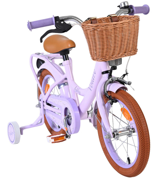 Volare ashley kinderfiets - meisjes - 14 inch - lila