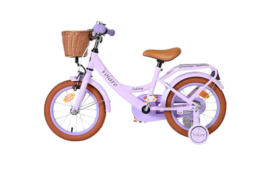 Volare ashley kinderfiets - meisjes - 14 inch - lila
