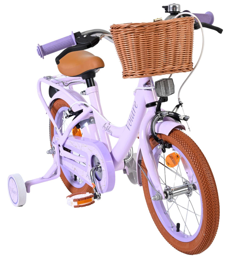 Load image into Gallery viewer, Volare ashley kinderfiets - meisjes - 14 inch - lila - twee handremmen

