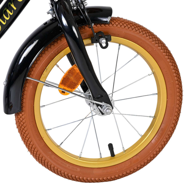 Afbeelding laden in galerijviewer, Volare ashley kinderfiets - meisjes - 14 inch - zwart
