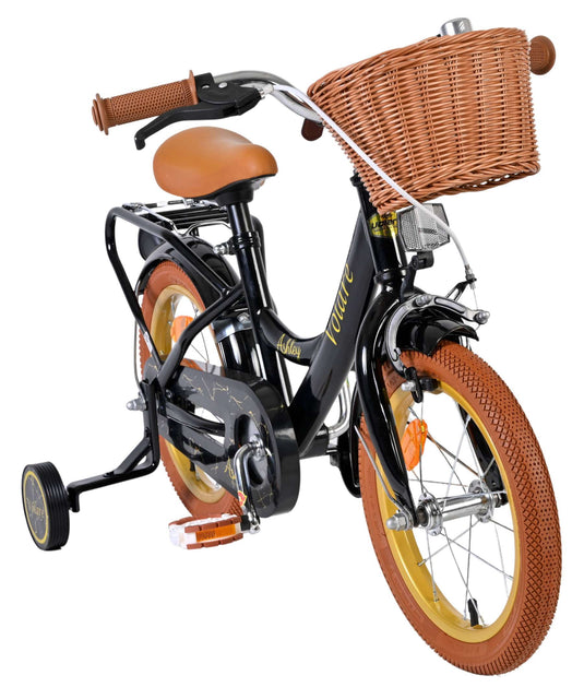 Volare ashley kinderfiets - meisjes - 14 inch - zwart