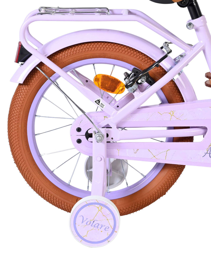 Load image into Gallery viewer, Volare ashley kinderfiets - meisjes - 16 inch - lila - twee handremmen
