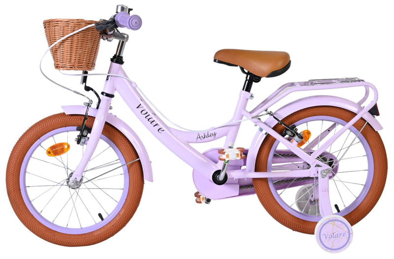 Load image into Gallery viewer, Volare ashley kinderfiets - meisjes - 16 inch - lila - twee handremmen
