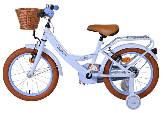 Volare ashley kinderfiets - meisjes - 16 inch - pastel blauw- twee handremmen