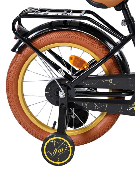 Volare ashley kinderfiets - meisjes - 16 inch - zwart