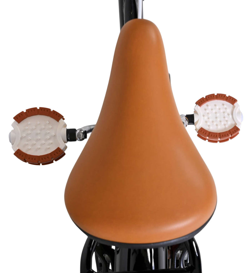 Afbeelding laden in galerijviewer, Volare ashley kinderfiets - meisjes - 16 inch - zwart - twee handremmen
