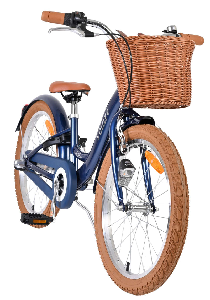 Afbeelding laden in galerijviewer, Volare ashley kinderfiets - meisjes - 20 inch - donkerblauw - nexus 3
