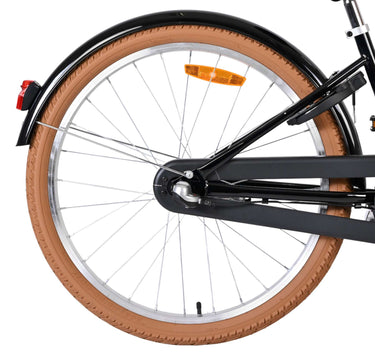 Volare ashley kinderfiets - meisjes - 24 inch - zwart - nexus 3